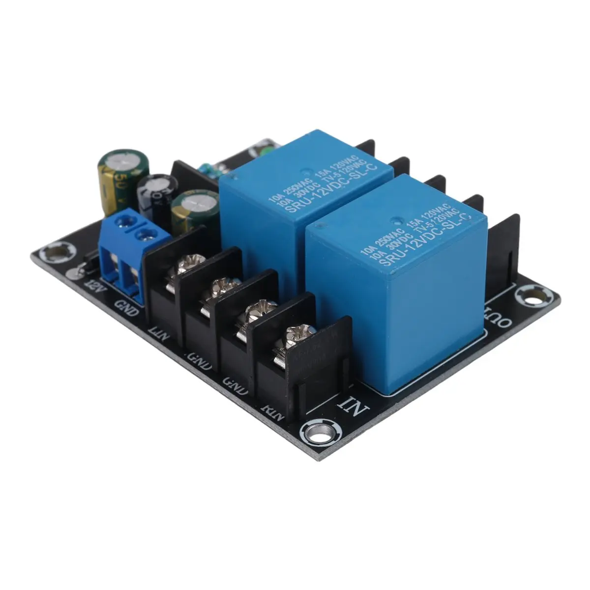 AU47-UPC1237 DC 12-24V Dual Channel Speaker Protection Circuit Board Boot Mute Delay