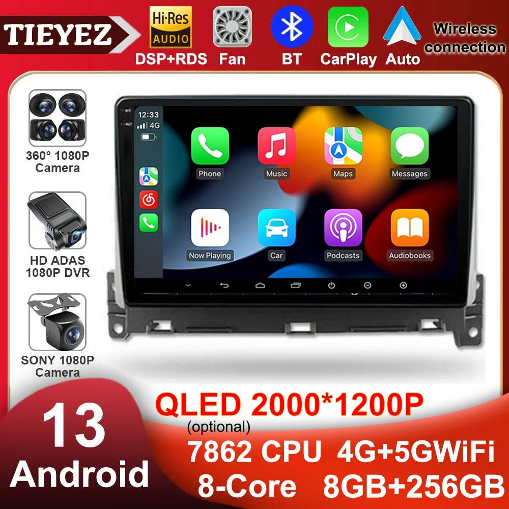 

10" Android 13 Car Radio For Great Wall Wingle 7 2018 2019 2020 Stereo GPS Navigation QLED Auto 4G WIFI Carplay DVD Player DSP