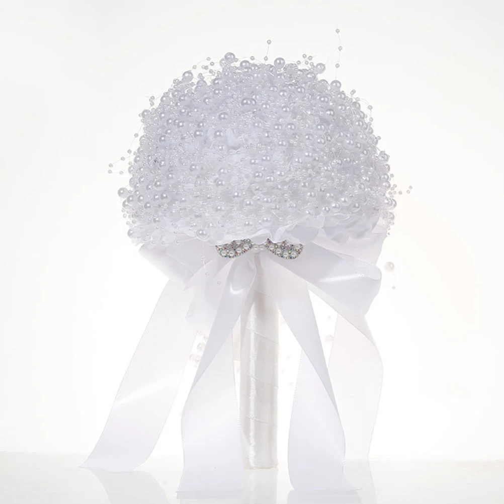 

Bridal Bouquet Wedding Holder Bond for Bride Flower Decors Holding Pearl Bridesmaid