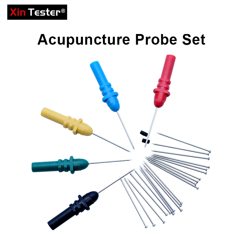 Xin Tester Ht307 Agulha Volta Teste Acessórios do Carro Digital Osciloscópio Acupuntura Bausatz Sonda Pinos Kits