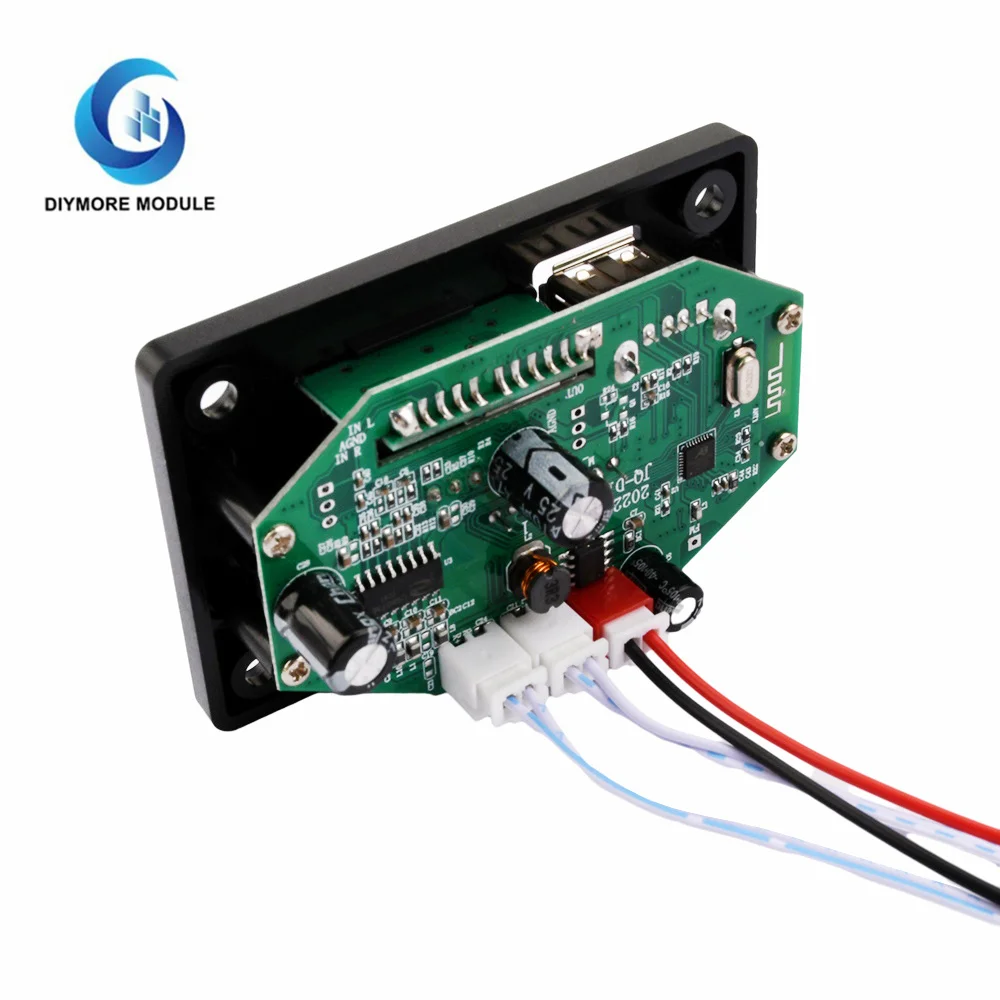 DC7-25V Audio Decoder Board Color Screen Digital Display Car MP3 Bluetooth 5.0 FM APE FLAC Decoder Board Support FM USB SD