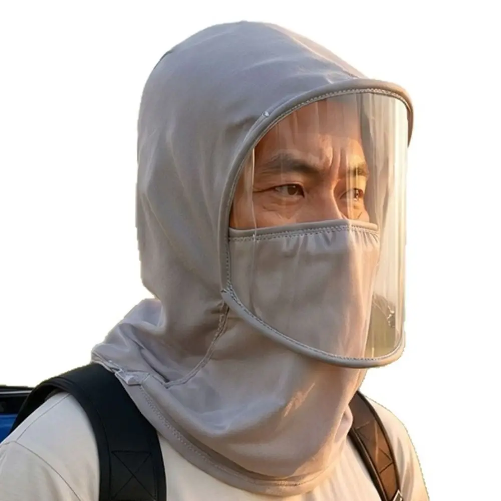 Dust Proof Full Face Mask Saliva-Proof Anti Fog Face Protective Shield Detachable Breathable Spraying Protection Mask BBQ