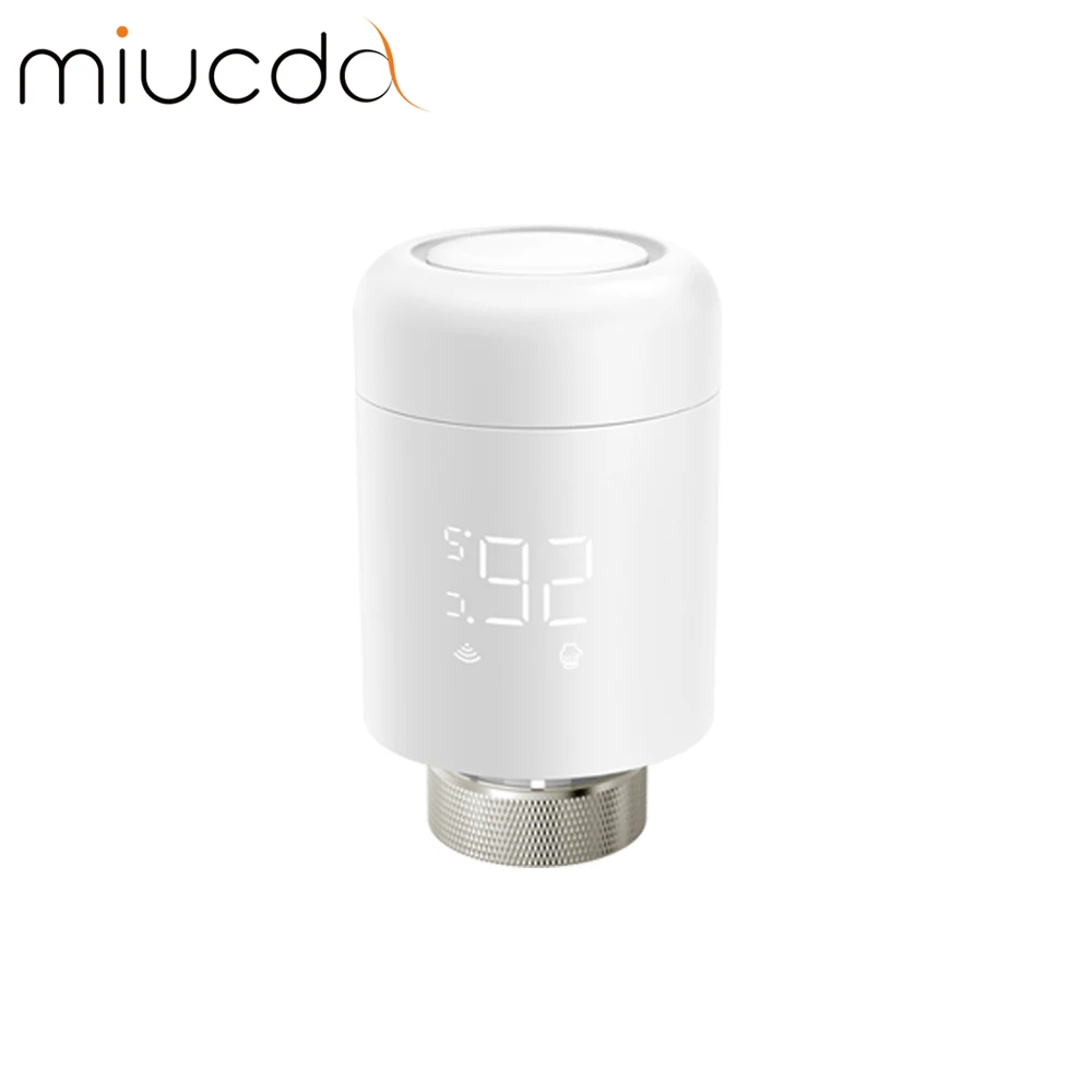 

MIUCDA Tuya 1-6PC WIFI TRV Radiator Valve Smart Thermostat Programmable Temperature Controller Works With Alexa Google Home