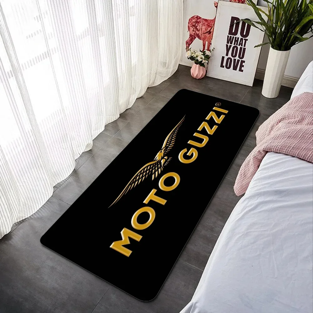 Moto G-Guzzi Motorcycle Logo Floor Mats Kitchen Mat Bedroom Carpet Rugs Entrance Door Doormat Balcony Rug Foot Bath Room House