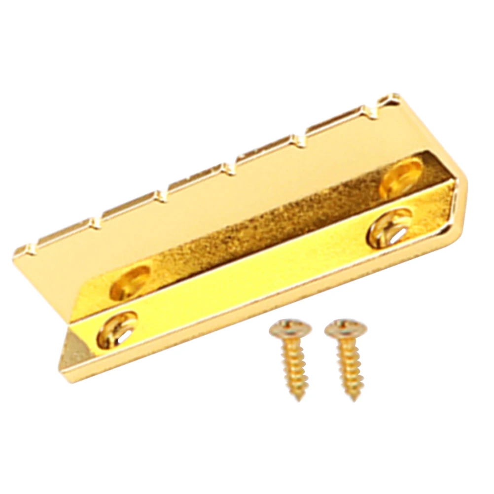 

Guitar Nut String Bridge Saddles Metal Parts for 6-String Electric Guitars Durable Replacement Accessories Sound Quality Guitar