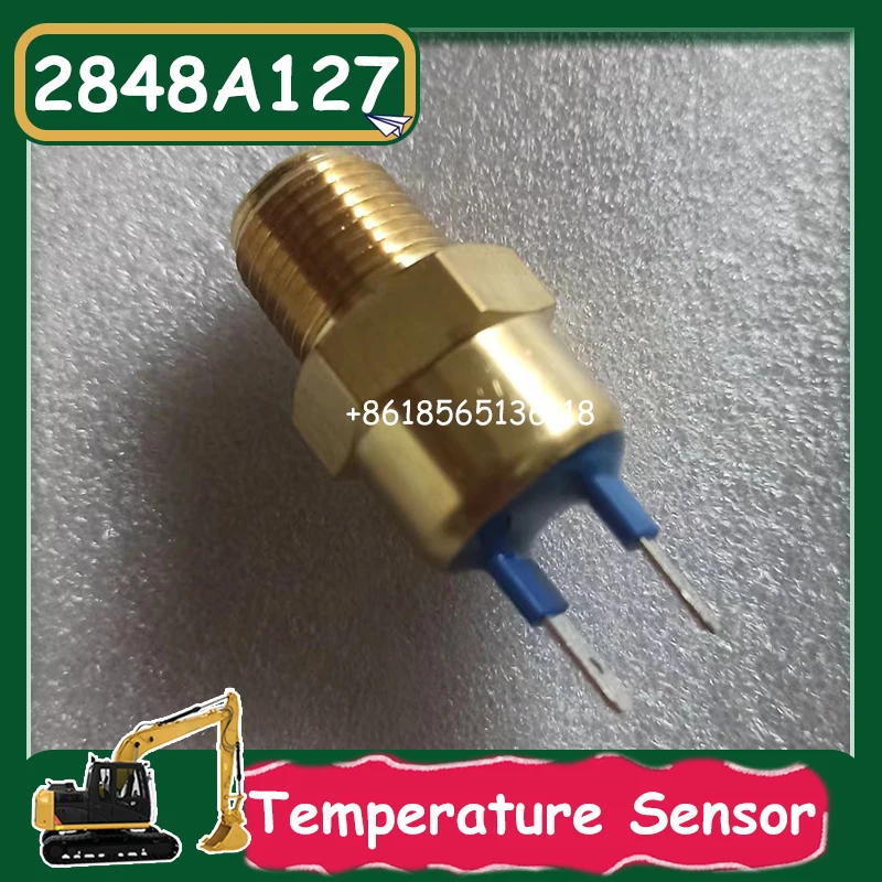 

2848A127 Water Temperature Sensor for E320D2 E312D2 Excavator Parts Construction Machinery Accessories