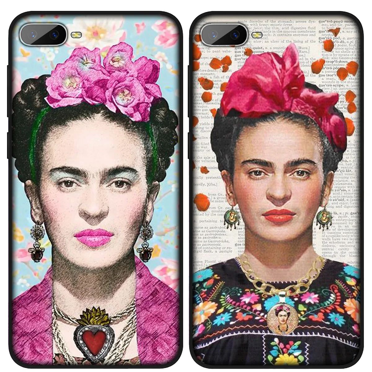 Frida-Kahloes New High-End Soft Case for Realme C3 C2 3 3i 5i 5 6s 6 7 8 8i 9i Pro