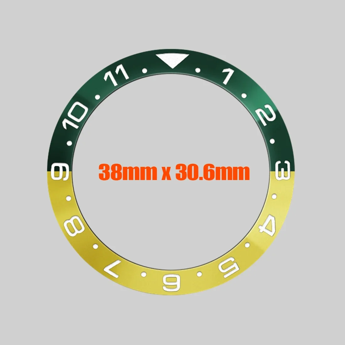Изогнутая алюминиевая вставка безеля 38 мм, кольцо безеля с весами GMT, подходит для SUB SKX007 SKX009 SRPD, корпус часов NH35 NH36, вставка безеля корпуса