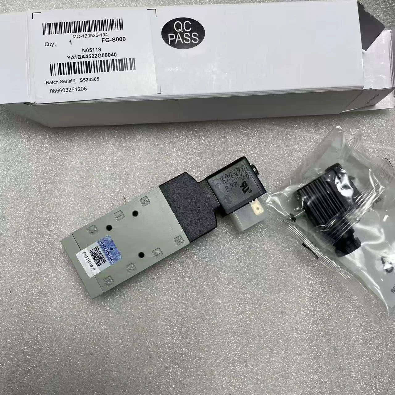 YA1BA4522G00040, ASCO USA, Solenoid Valve, G1/8' Thread, 220VAC