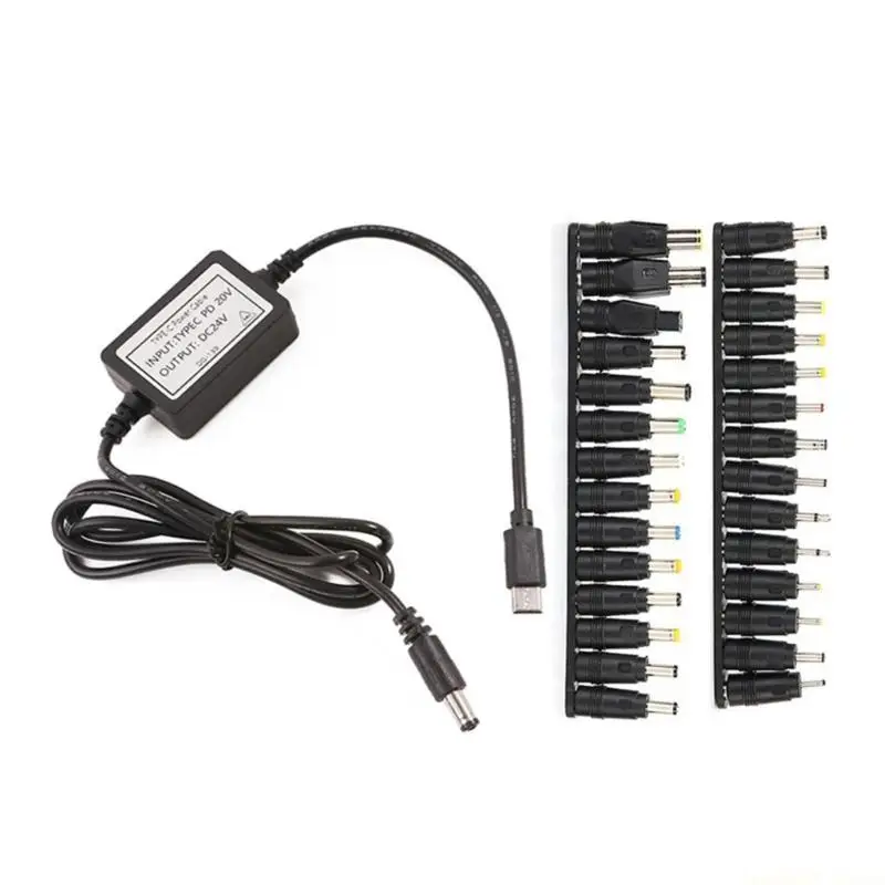 D0AB Various Connectors Charging Cable for Routers and Other Electronic Devices