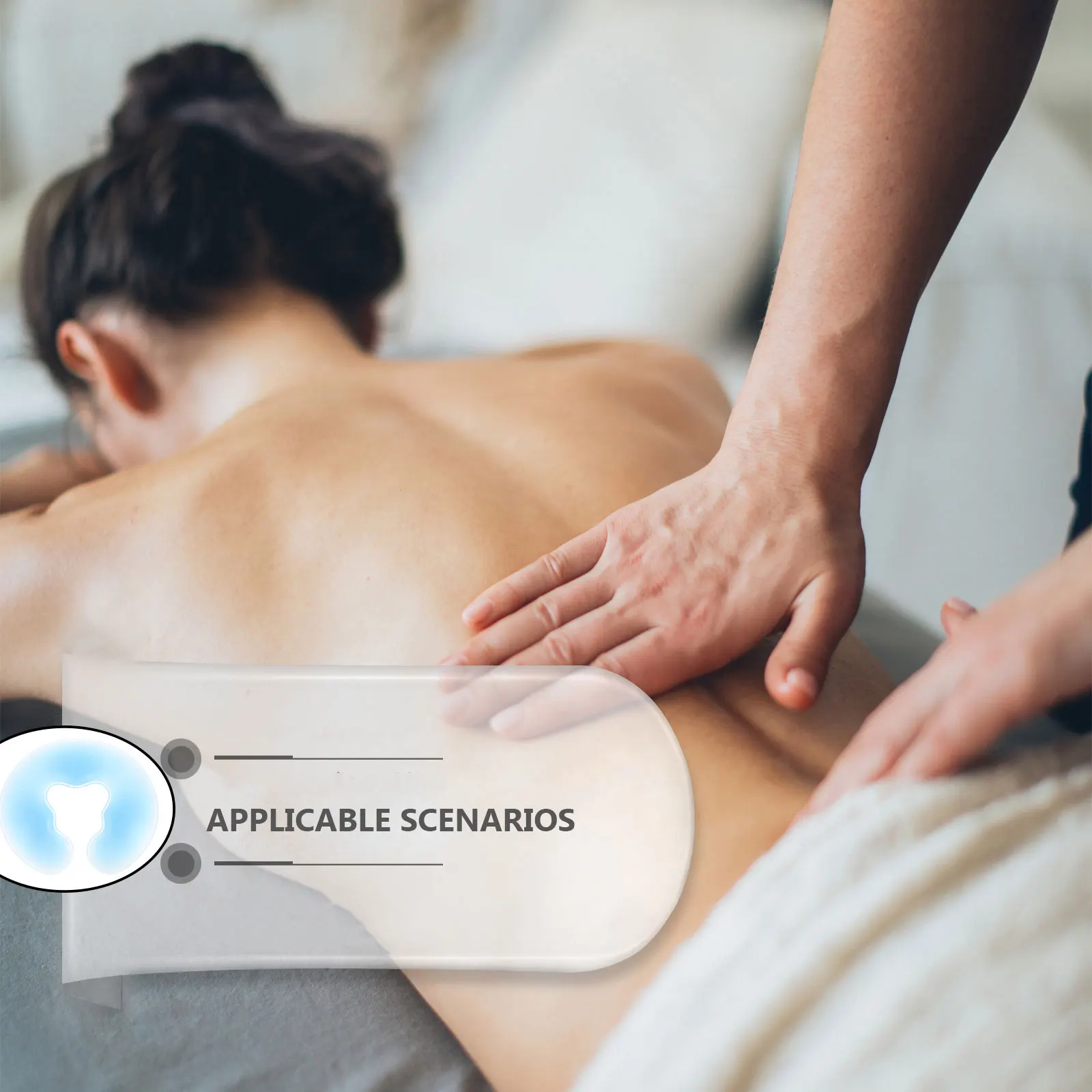 

Силиконовая подушка для лица и пуха U-образная подушка для спа-салона для массажного стола, поддержка шеи, салон красоты, клиника, больничный массаж, релаксация