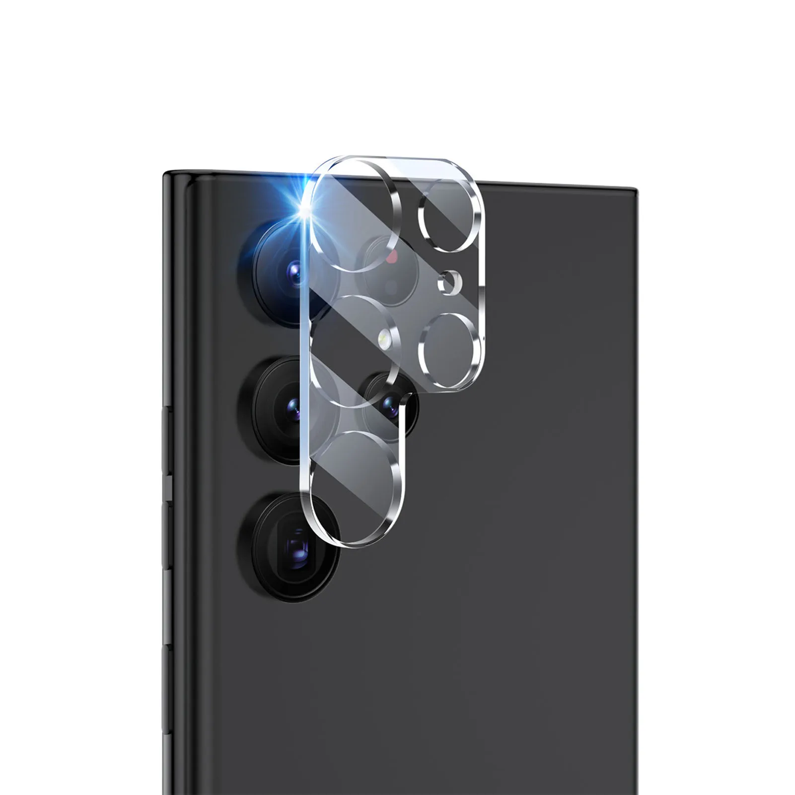 S22 Camera Lens Protector Ultra 5G Tempered Glass Camera Lens Protector Scratch-Resistant and Anti-shattering for S22 Ultra