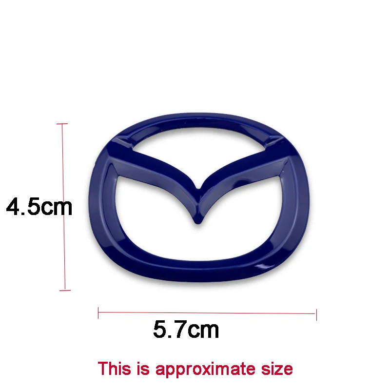 1pc ABS Car Steering Wheel Center Emblem Sticker for Mazda 3 CX3 CX4 CX5 CX7 CX8 CX9 CX30 RX7 Atenza Axela Interior Decoration