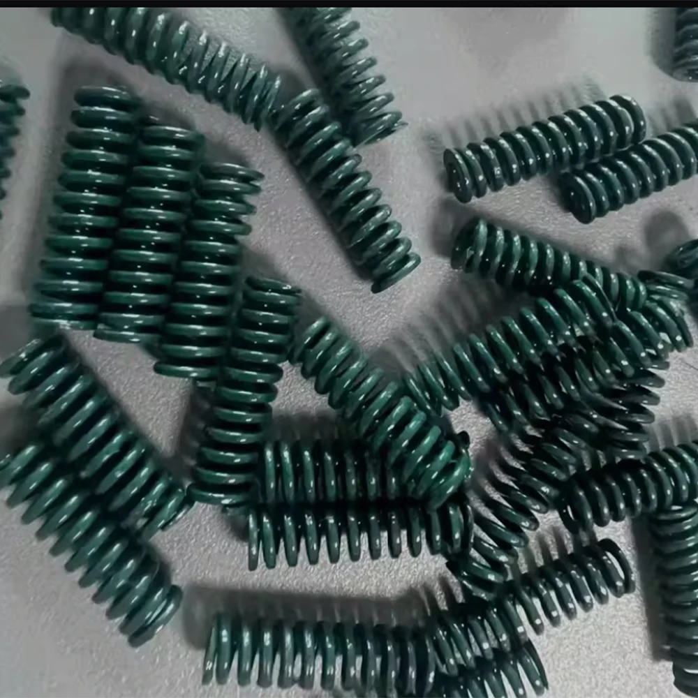 1/3/5/10/20/30Pcs Outer Diameter 10mm Green Compression Spring TH Heavy Load Die Mold Springs Inner Diameter 5mm Length 15-100mm