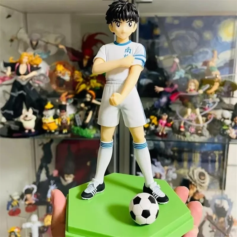 Capitán Tsubasa Anime figuras de acción Ozora Tsubasa Wakabayashi Genzo Kojiro Hyuga coleccionar muñeca modelo decoración niños juguete para regalo