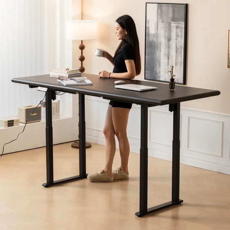 Elevate Writing Wood Desk Luxury Manager Adjustable Study Computer Table Standing Office Electric Escritorio Office Furniture