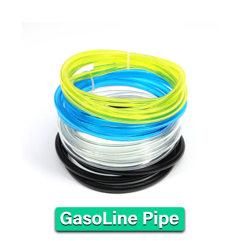 2/5/10m Fuel Gas Line Pipe Hose String Tube Petrol Line 2x3.5/2.5x5/3x5/3x6/4x6/5x8/6x8/7x10mm  for Trimmer Chainsaw Blower Tool