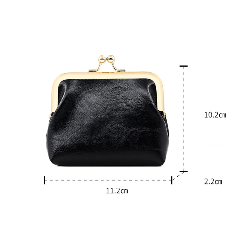 محفظة صغيرة امرأة حقيبة صغيرة ريترو بولي Leather الجلود المحمولة حقيبة مستحضرات التجميل متعددة الوظائف طالب السفر صفر المحفظة