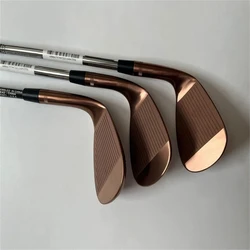 3PCS Golf Clubs Wedges S M9 Bronze Color Golf Wedge 48/50/52/54/56/58/60/62 R/S Steel Shafts Headcovers Free Shipping