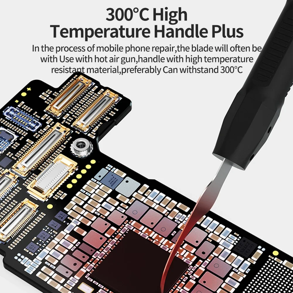 MAANT M075 Set di strumenti per la rimozione della riparazione dei chip IC 5 in 1 per telefono cellulare IPad Schermo LCD CPU Separazione BGA e coltello per la rimozione della colla