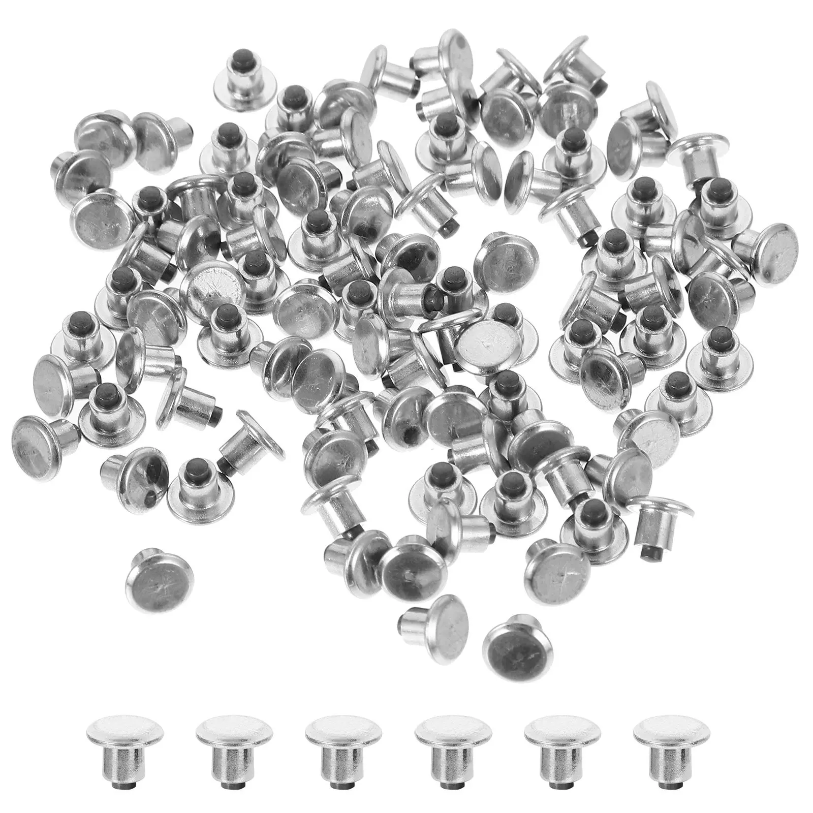100Pcs Tire Stud Aluminum Alloy Heavy Duty Snow Stud Spikes for Car Truck Suv Atv Improve Handling Safety Auto Accessories