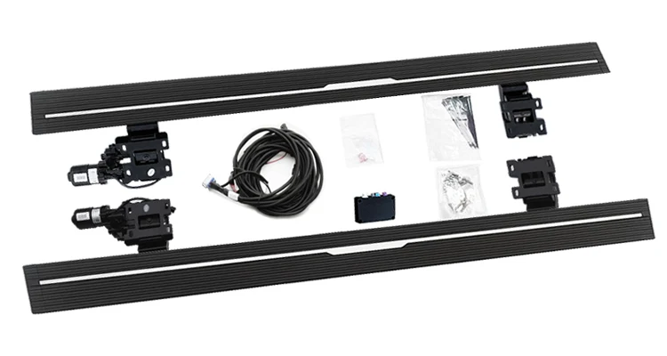Electric Running Boards Retractable Aluminum Alloy For Mercedes G63 G500 G550 4X4 2019-2025 Side Steps with Carry Bag
