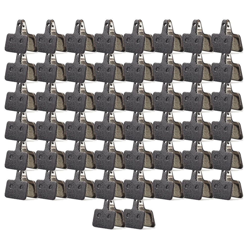 1-50 Set MTB Mountainbike Metalen Schijfremblokken voor SHIMANO M375 M445 M446 Fietsonderdelen Fietsen Organische Hars Schijfremblokken