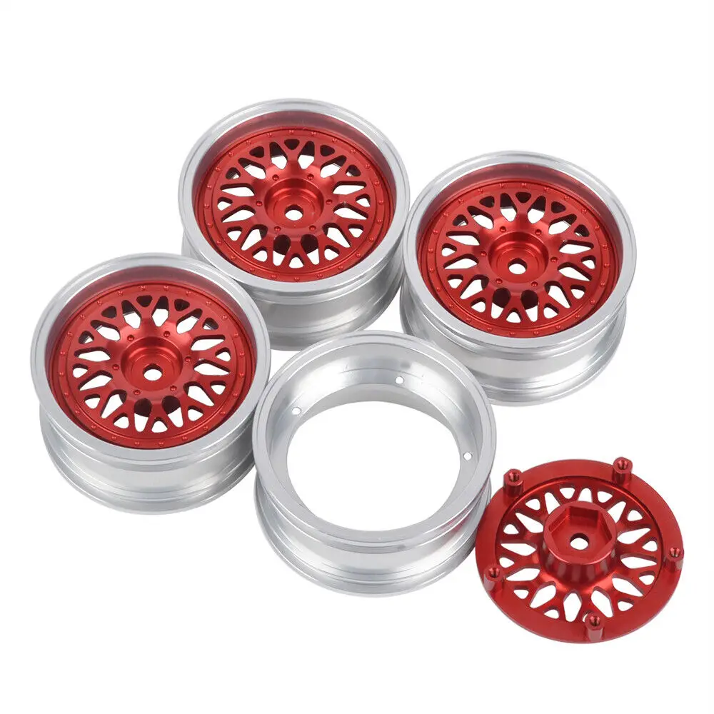 

1/10 RC Drift Car Aluminum Alloy Wheel Rims For Tamiya TT-01 TT-02 MST HSP HPI Redcat Sakura Kyosho 1:10 RC On-Road Racing Car