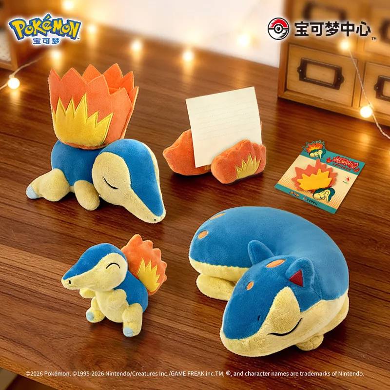 

Japanese Pokemon Center Ignite! Series Cyndaquil Sticky Notes Plush Toy Multi-functional Wrist Rest Birthday Christmas Gifts