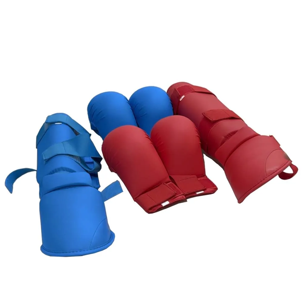 Karate Gloves Martial Arts Protector Karate Shingards Kickboxing Pads Karate Sanda Kicks MMA Training Equipments Customizablei