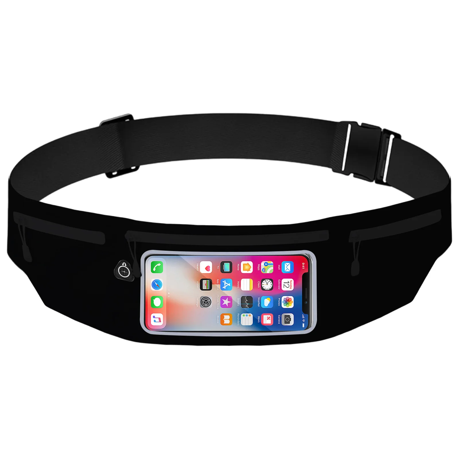 Lightweight Running Waist Bag Casual Belt Cycling Waist Pack Mobile Phone Bag with Touch Screen Waterproof Portable Gym Bags