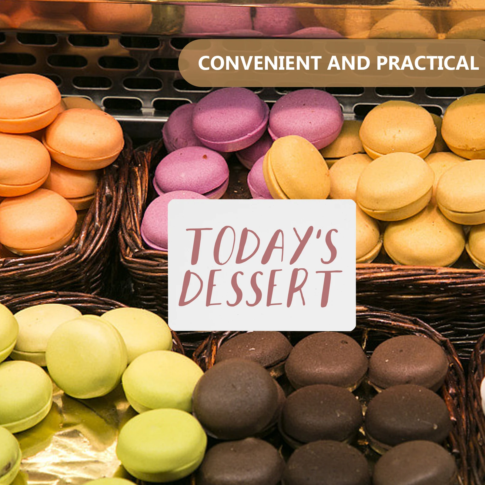 

10Pcs Stable Price Tag ABS Hardness Multi-Functional Drawing Blackboards Desktop Signs Sign Display Tag Mini Chalkboard