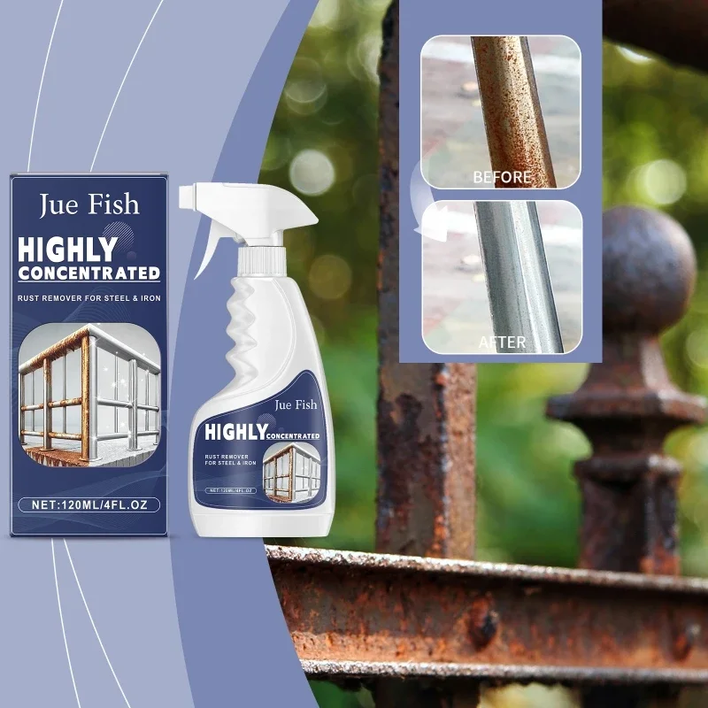 Làm sạch nhanh 120ml Chất hòa tan rỉ sét kim loại chắc chắn Không gây hư hại Đồ thủ công động để bảo trì gia đình và ô tô