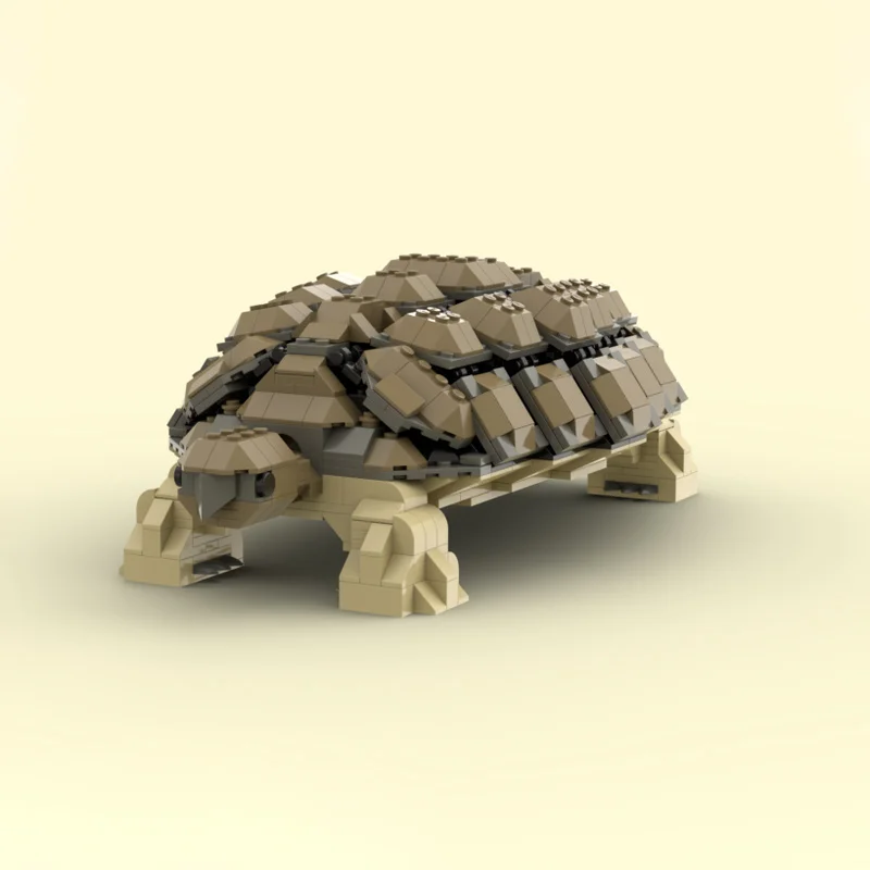 847PCS MOC Tortoise Building Blocks Model, Modular Animal Design, DIY Educational Toy for Kids Birthday Gift