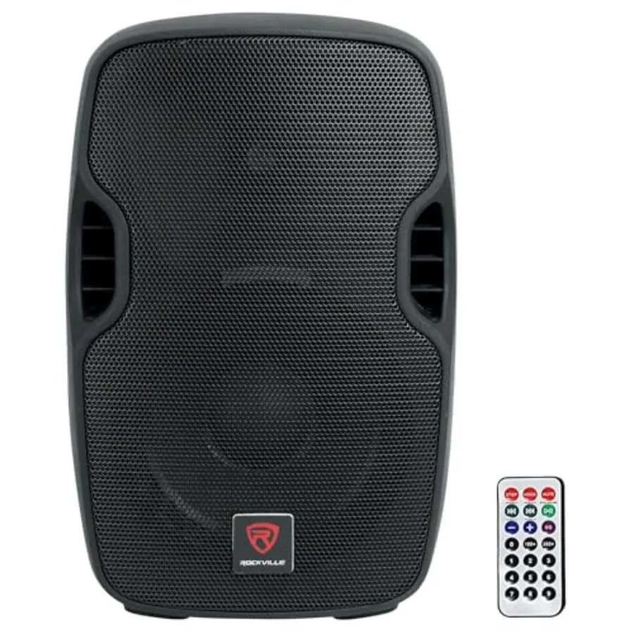 

BPA10 10" 400W Peak Powered PA DJ Speaker with Bluetooth, USB/SD Player, FM Radio, XLR/RCA/1/4"/Aux Inputs, Remote, Flyable and