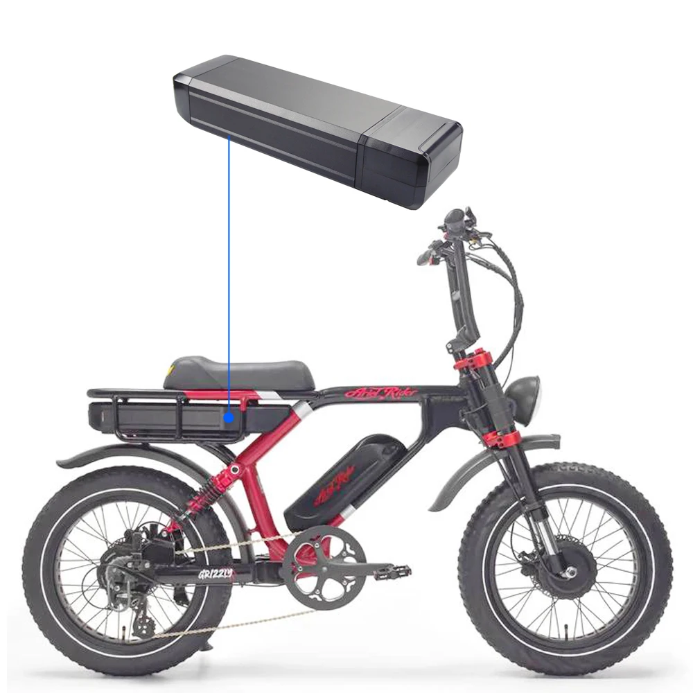 الأمتعة الليثيوم 48 فولت 52 فولت 20 أمبير 25 أمبير بطارية حامل الرف الخلفي 500 واط 750 واط 1000 واط أرييل رايدر أشيب Ebike دواسة CORE 2.0 AWD Ebike #6