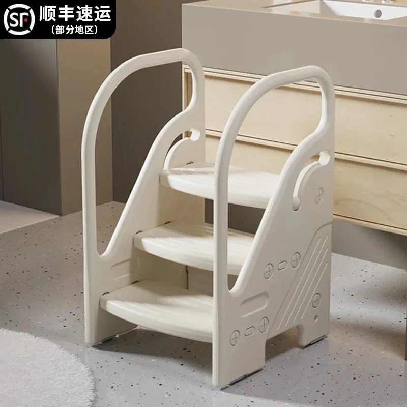 Escalera multifunción para el hogar, taburete plegable portátil, taburete, escaleras de baño, escaleras plegables antideslizantes, escalera para niños