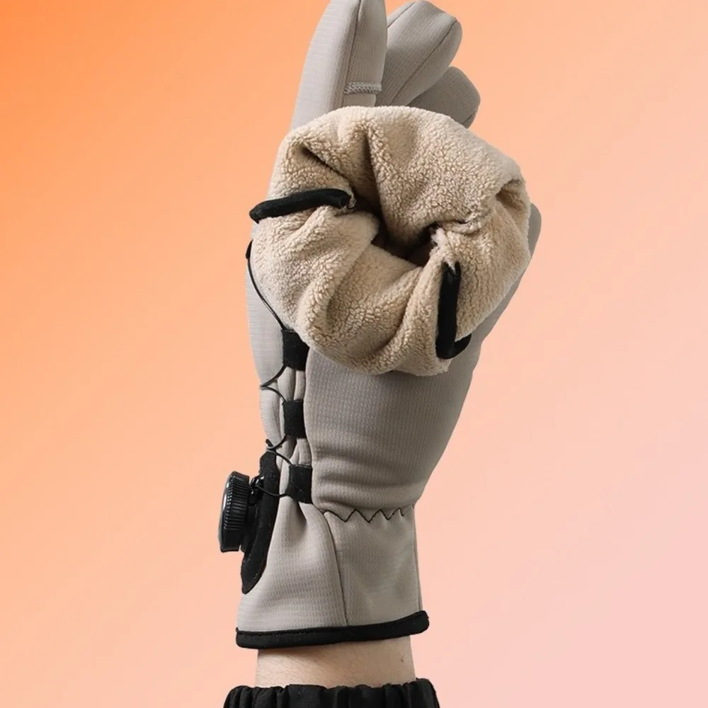 

Удлиненные утолщенные зимние теплые перчатки с сенсорным экраном, морозостойкие перчатки с полным пальцем, нескользящие ветрозащитные варежки для вождения, зимние
