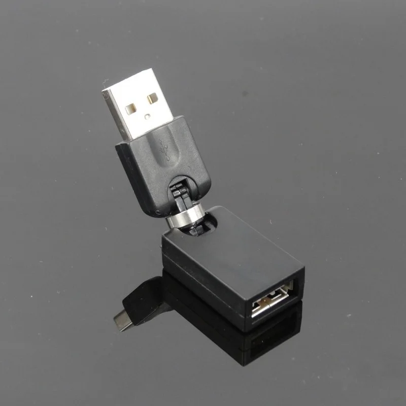 Flexible Swivel Twist Angle 360 Degree Rotating USB 2.0 Adapter Converter GK99