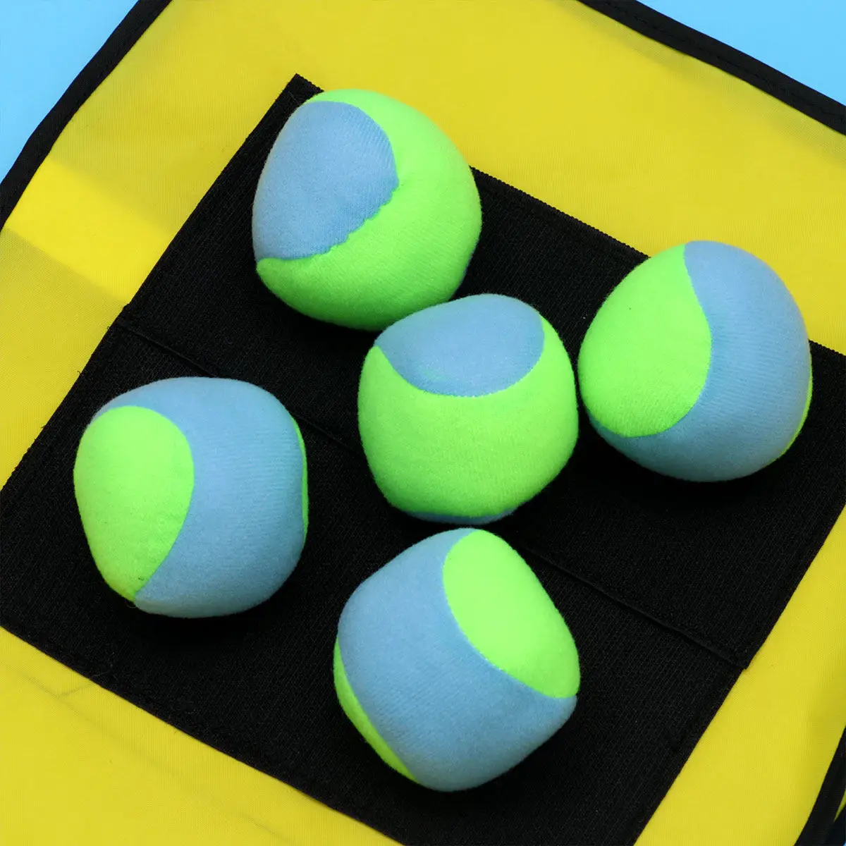 

Набор из 2 жилетов с липкими шариками для детей, 10 поролоновых мячей, высококачественный материал, увлекательная игрушка для игр на свежем воздухе, развитие социальных навыков