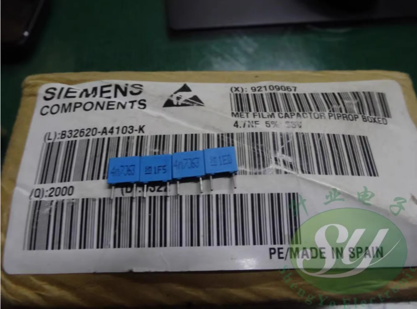 

50PCS S+M 0.0047uf/63v 4.7nf 4700pf 4n7 472 New film capacitor 5MM