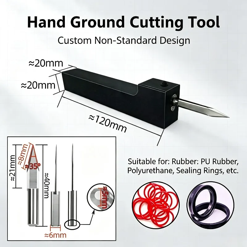 Manual Lathe Tool Holder 20x20 16x16 With 40mm Cutting Depth Insert For Metal Turning And Manual Machining Workshop Processing