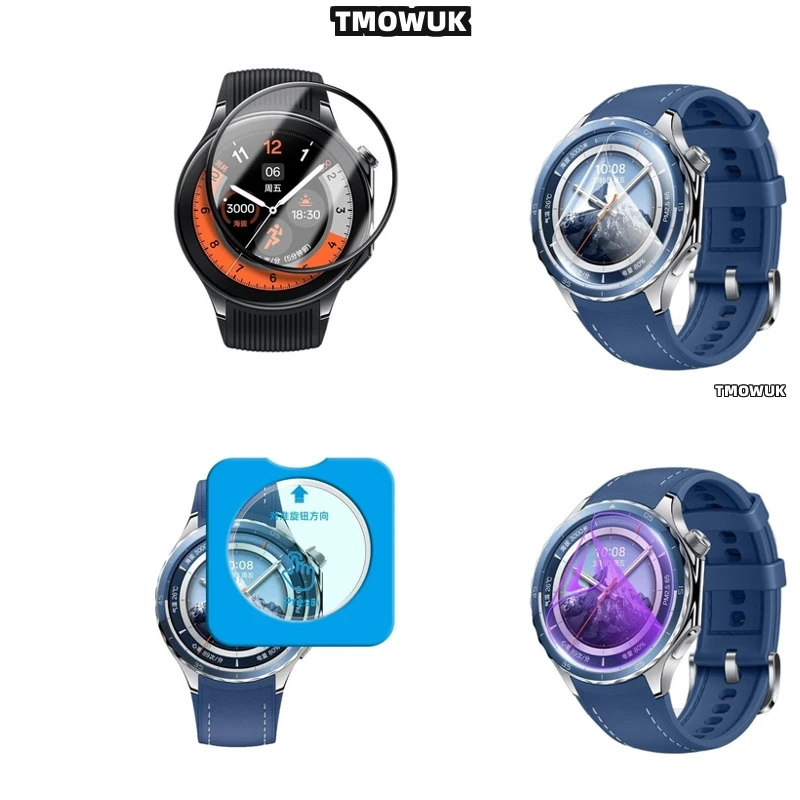

For OPPO Watch X2 For CMF Watch Pro 2 Tempered Glass Screen Protector Ultra - Thin 9H HD Anti - Scratch