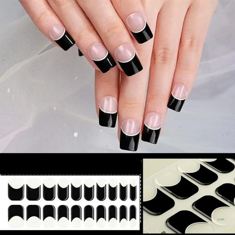 Fashionable UV Gel Nail Wraps Nail Art Decoration Professional Salon Home Manicure