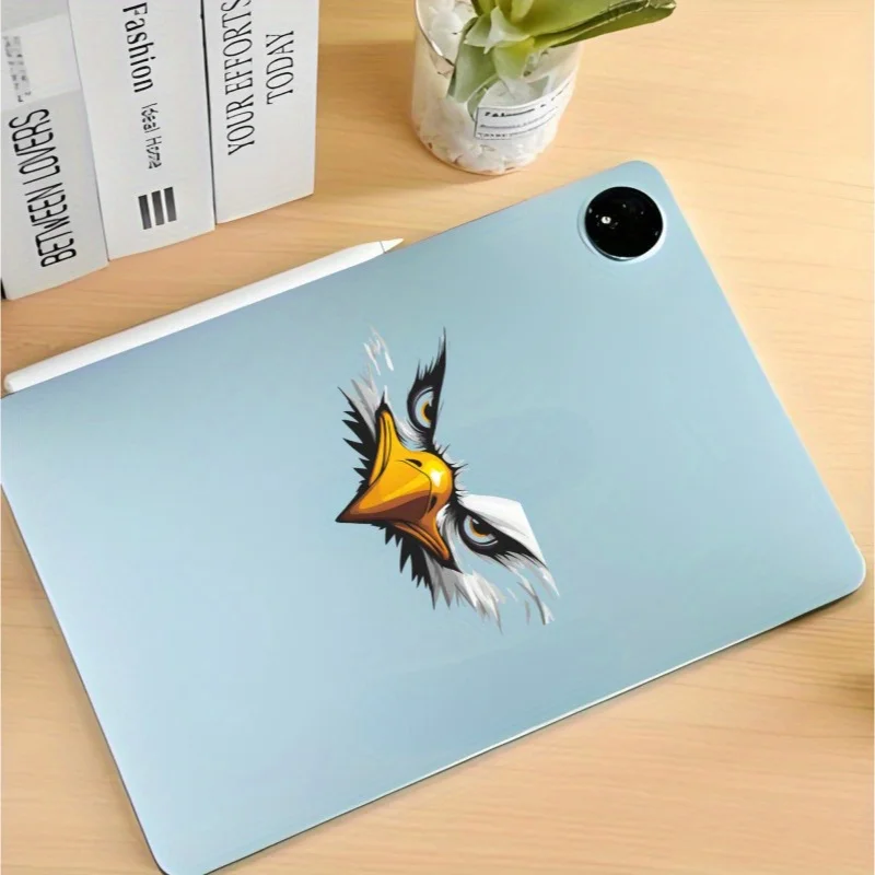 QF-1218 Eagle Head Car Sticker, Dynamic Fashion Auto Decal, Strength Symbol Vehicle Exterior Decor