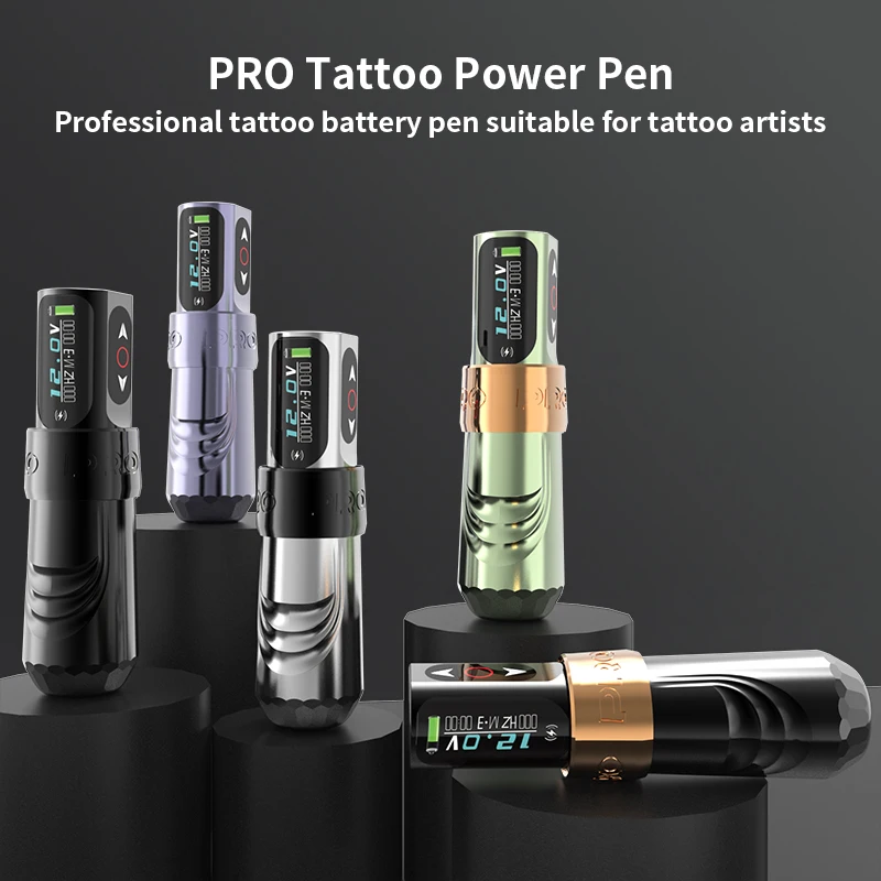 Flux Max Pro Tattoo-Maschine, professionelle rotierende Permanent-Make-up-Maschinen, dreistufiger