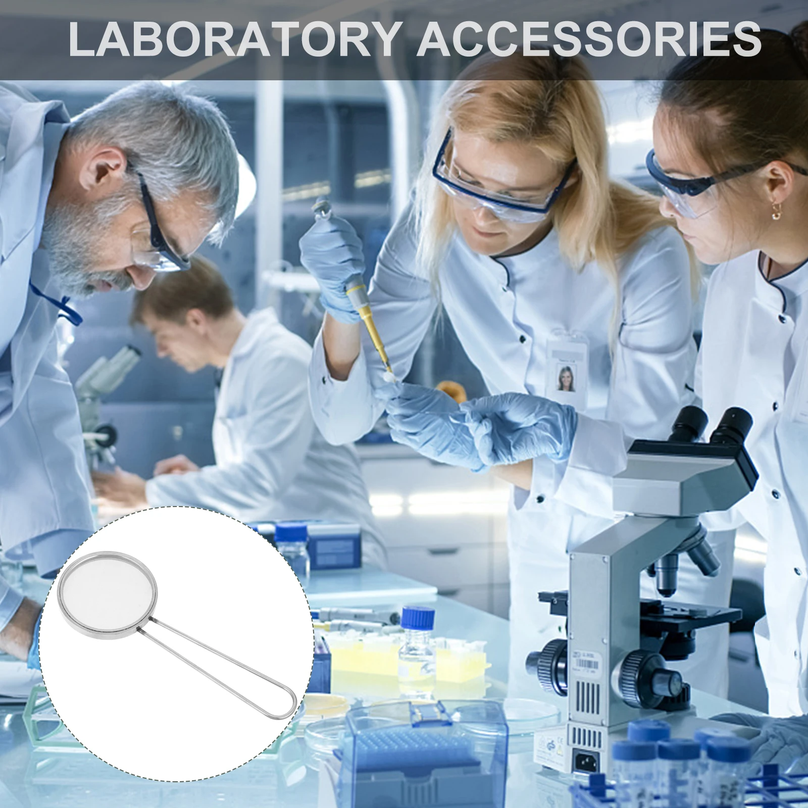 

Stainless Steel Strainer 150 Mesh Cell Filter For Lab Use Cell Straining Tool Flow Cytometry Sample Preparation