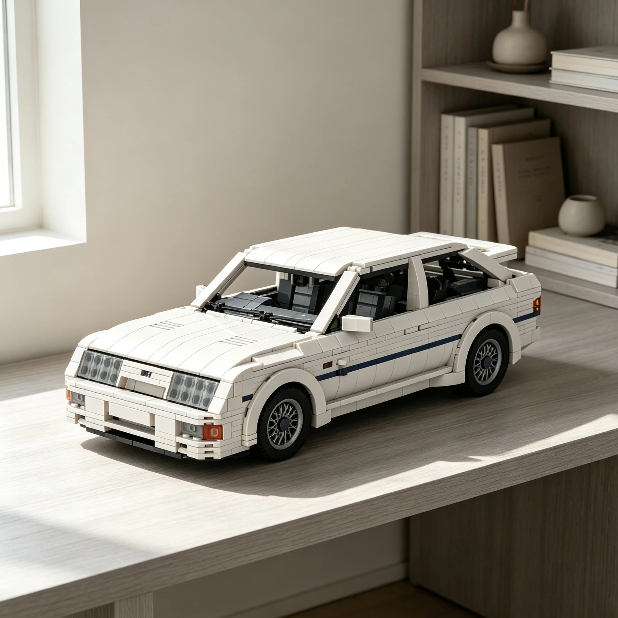 1782pcs MOC Icons Fordes Sierra RS Cosworth MOD for David Model Christmas Gift Creative Decorative Home Accent Tabletop Display