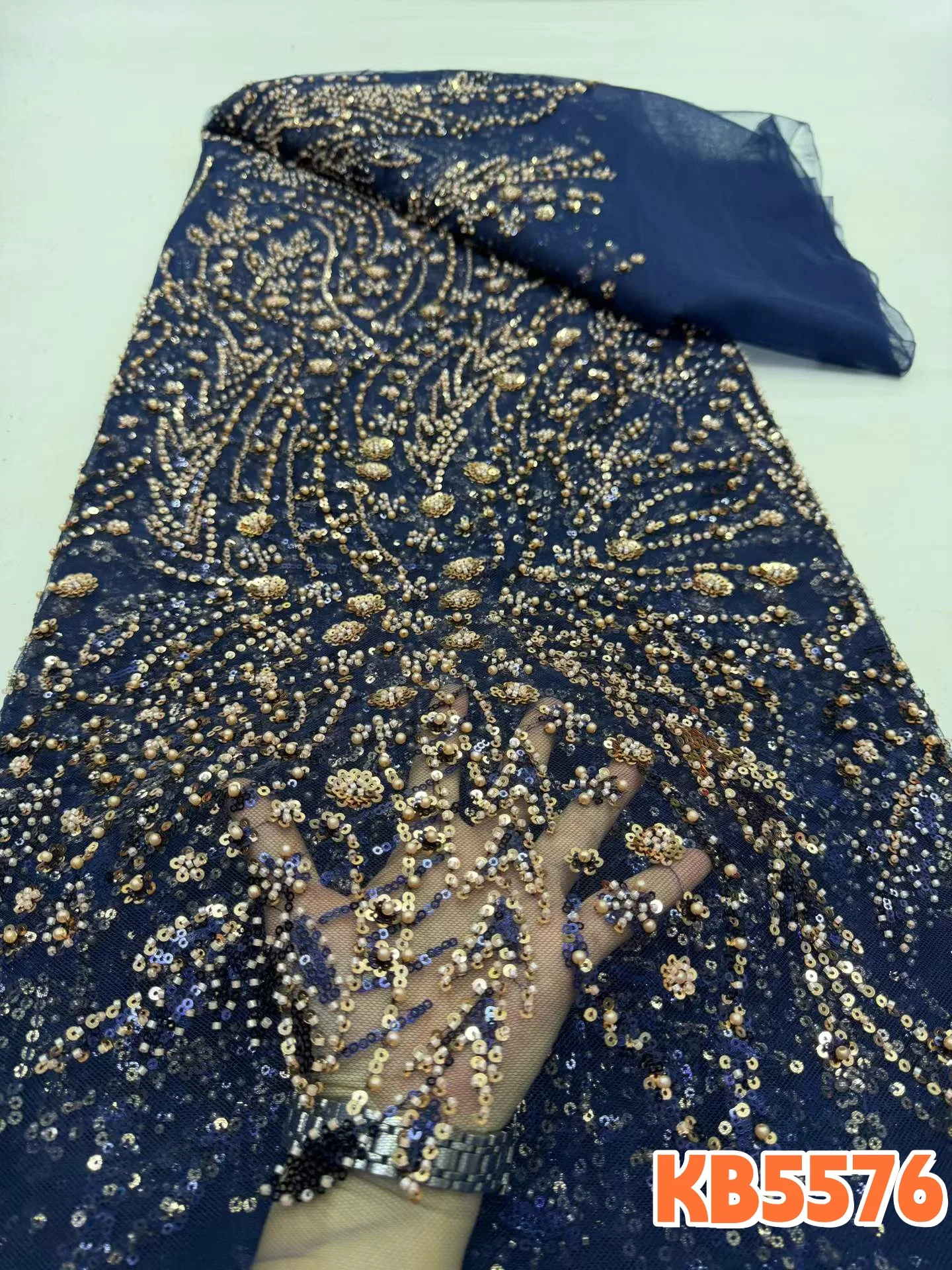 DREAMYALISI Gold Sequence Lace - Embroidery Gold ulasan dan harga