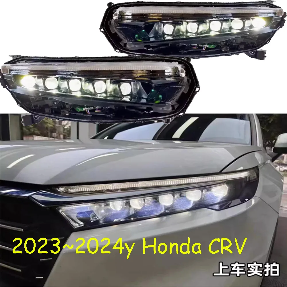 car bumper CR-V headlamp for Honda CRV headlight LED CR V 2023~2024y car accessories head lamp for Honda crv fog light